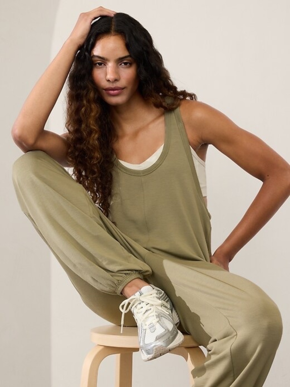 Athleta Hit Pause Jumpsuit size medium